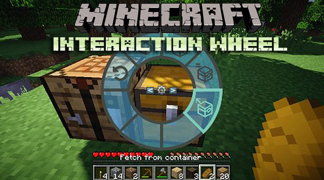 Download free Interaction Wheel mod for Minecraft 1.12.2 / 1.11.2