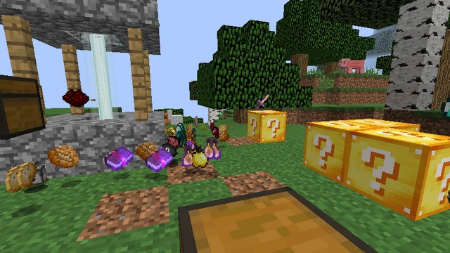 Mod Lucky block on Minecraft 1.12.2 Free Download