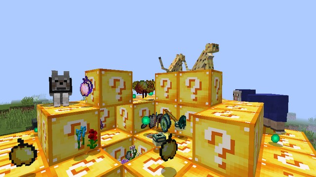 Mod Lucky block on Minecraft 1.12.2 Free Download