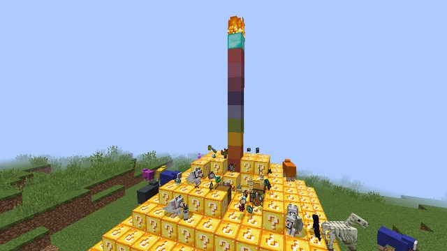 Mod Lucky block on Minecraft 1.12.2 Free Download