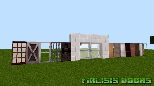 Mod Malisis Doors on Minecraft 1.12.2