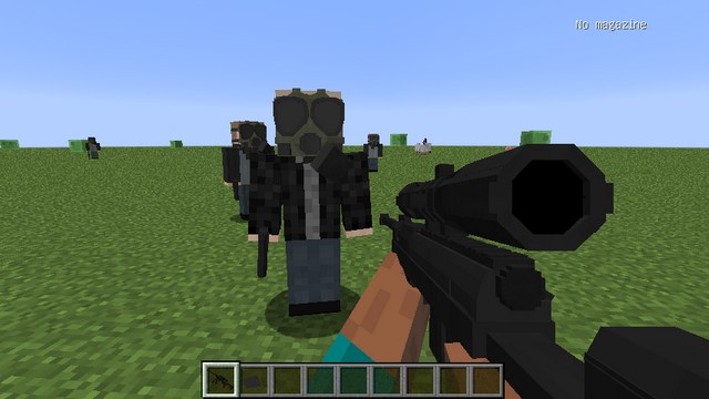 Mod Modern Warfare weapons for Minecraft 1.12.2