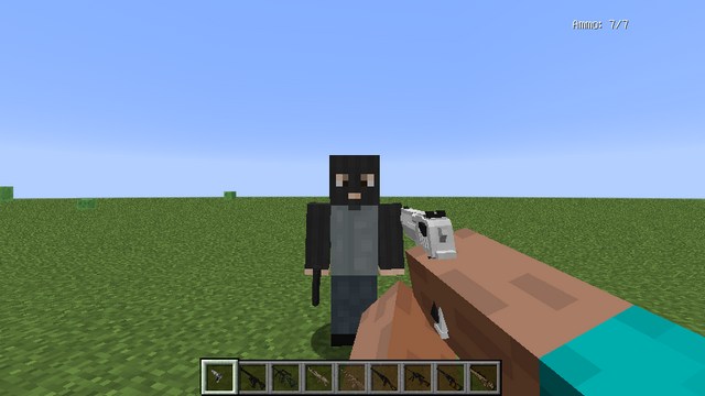 Mod Modern Warfare weapons for Minecraft 1.12.2