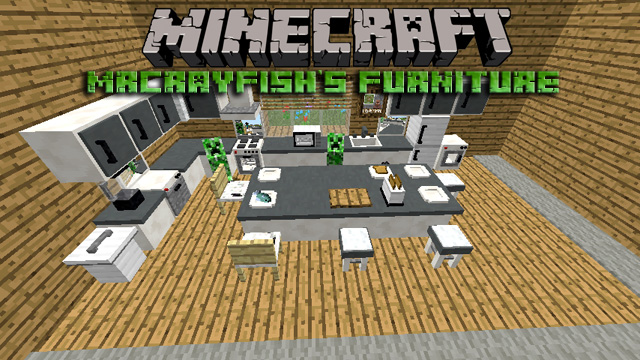 MrCrayfish's Furniture mod for furniture for Minecraft 1.12.2