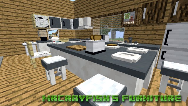 MrCrayfish's Furniture mod for furniture for Minecraft 1.12.2