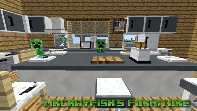 MrCrayfish's Furniture mod for furniture for Minecraft 1.12.2