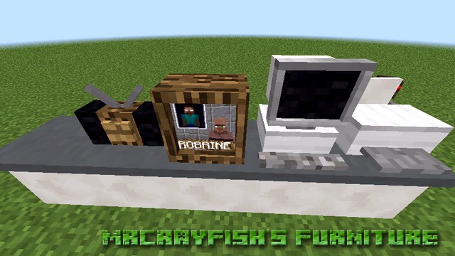 MrCrayfish's Furniture mod for furniture for Minecraft 1.12.2