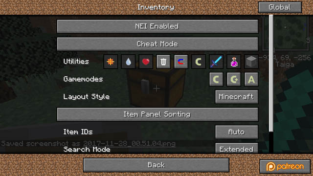Download mod NEI - Not Enough Items for Minecraft 1.12..2