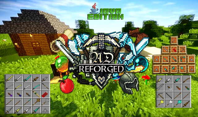 Mod for weapons Reforged for Minecraft 1.12.2