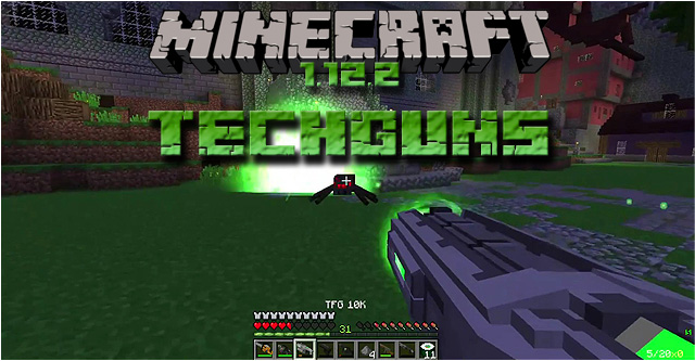 Weapon TechGuns mod for Minecraft 1.12.2