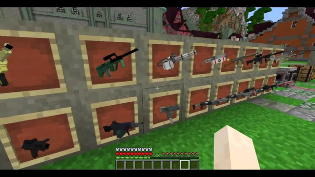 Weapon TechGuns mod for Minecraft 1.12.2