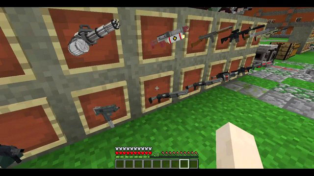 Weapon TechGuns mod for Minecraft 1.12.2
