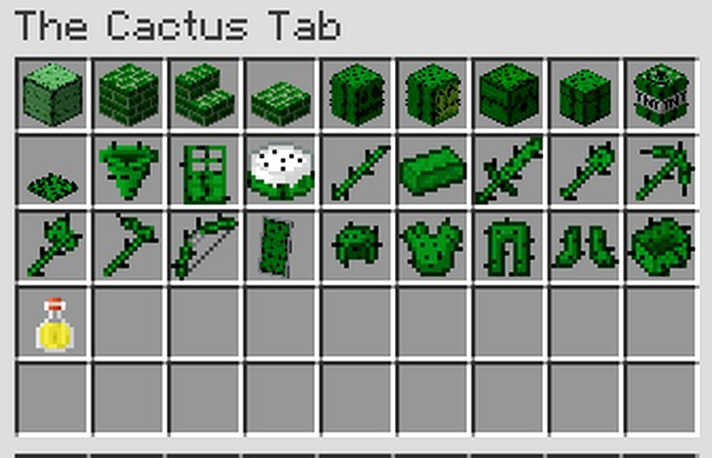 Download cactus mod for Minecraft 1.12.2