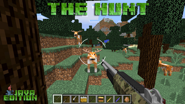 Mod on hunting with weapons for Minecraft 1.12.2