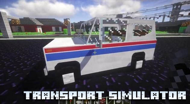 Mod transport simulator for Minecraft 1.12.2