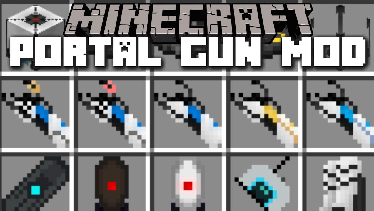 Download mod Portal Gun (Portals) for Minecraft 1.12 :: 1.7.10