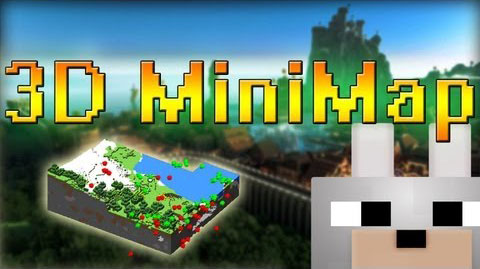 Mod for Minecraft 1.7.10 / 1.7.2 - 3D Minimap