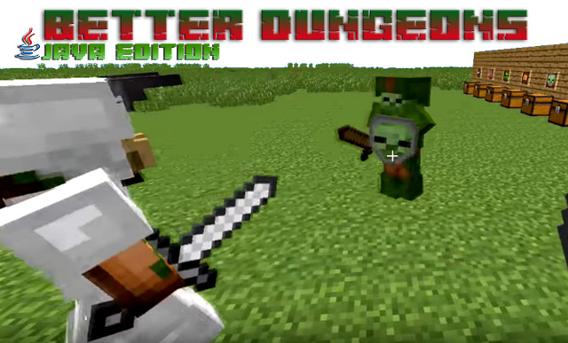 Mod for the best dungeons and weapons for Minecraft 1.7.10