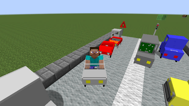 Download mod for cars (Car and Drivers) for Minecraft 1.7.10 - 1.8