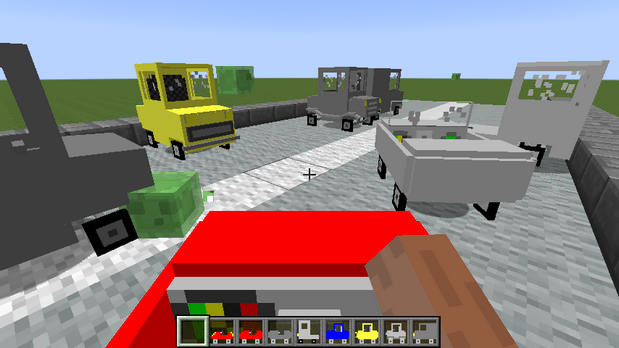 Download mod for cars (Car and Drivers) for Minecraft 1.7.10 - 1.8