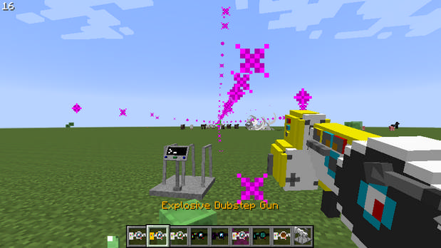 Download mod on weapons (Dubstep Gun) for Minecraft 1.7.10