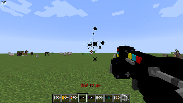 Download mod on weapons (Dubstep Gun) for Minecraft 1.7.10