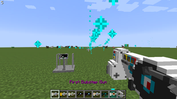 Download mod on weapons (Dubstep Gun) for Minecraft 1.7.10