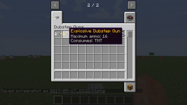 Download mod on weapons (Dubstep Gun) for Minecraft 1.7.10
