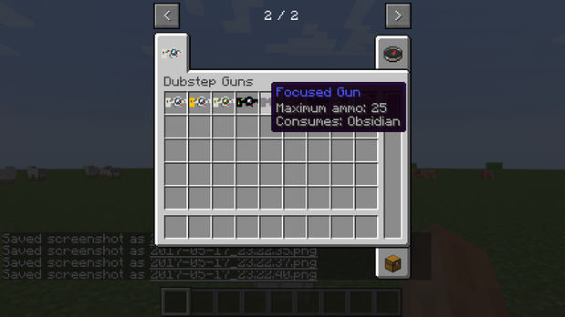 Download mod on weapons (Dubstep Gun) for Minecraft 1.7.10