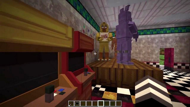 Five Nights Freddy's mod on Minecraft 1.7.10