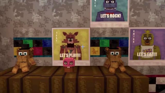 Five Nights Freddy's mod on Minecraft 1.7.10