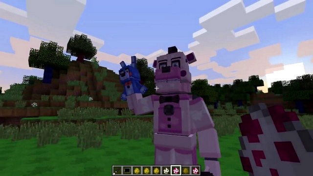 Five Nights Freddy's mod on Minecraft 1.7.10
