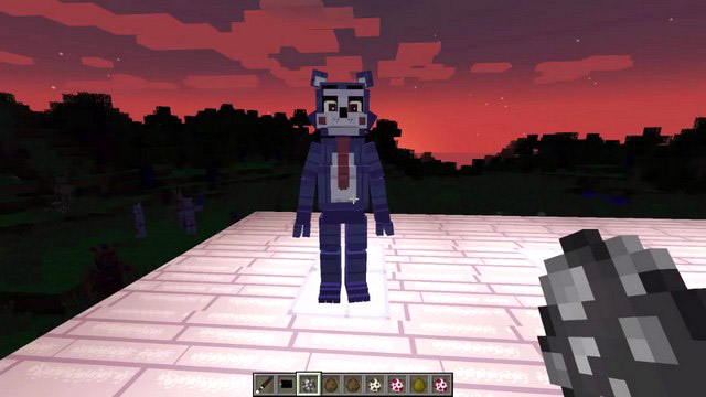 Five Nights Freddy's mod on Minecraft 1.7.10