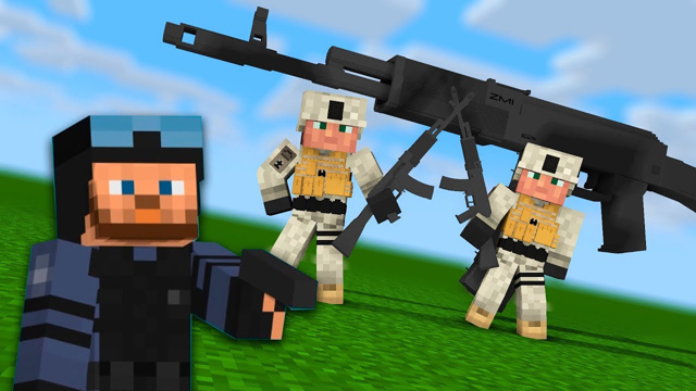 Download assembly Flan's mod for weapons for Minecraft 1.7.10