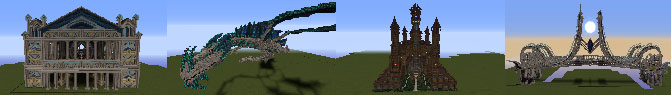 Mod for Minecraft 1.7.10 / 1.7.2 - Ready houses for the game