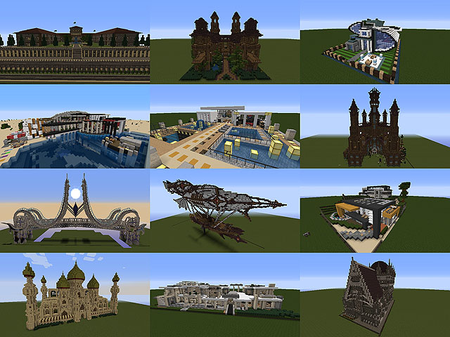 Mod for Minecraft 1.7.10 / 1.7.2 - Ready houses for the game
