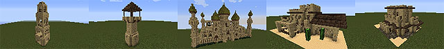 Mod for Minecraft 1.7.10 / 1.7.2 - Ready houses for the game