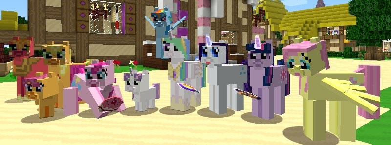 Mine Little Pony Mod for Minecraft 1.7.10