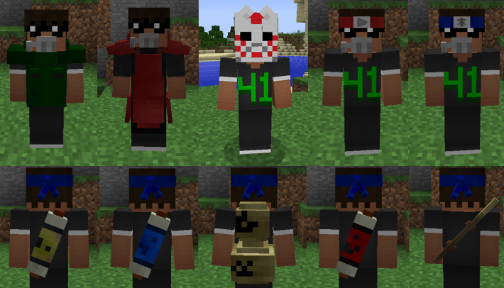 Download free Naruto mod for Minecraft 1.7.10