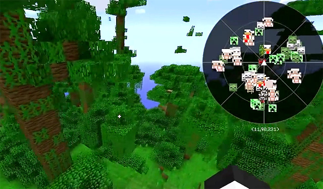 Radar mod for Minecraft 1.7.10