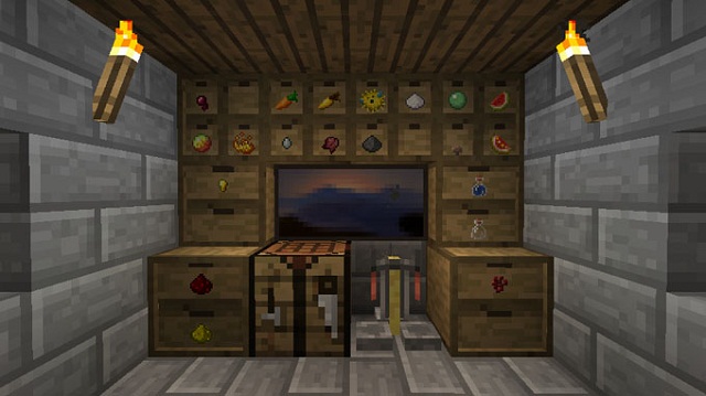 Download mod for Minecraft 1.7.2 / Storage Drawers