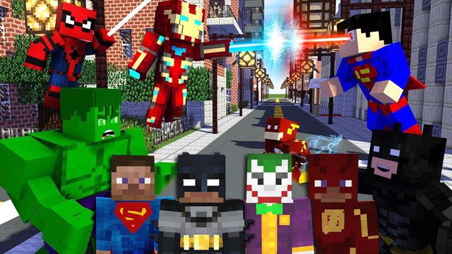 Download mod Spiderman, Deadpool, Flash for Minecraft 1.7.10