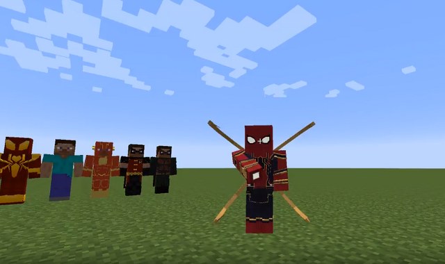 Download the mod for super heroes for Minecraft 1.7.10