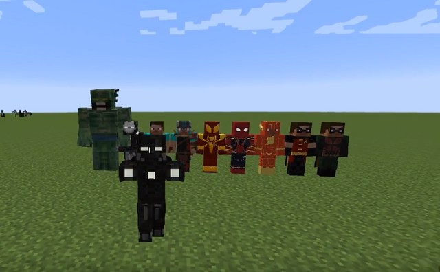 Download the mod for super heroes for Minecraft 1.7.10