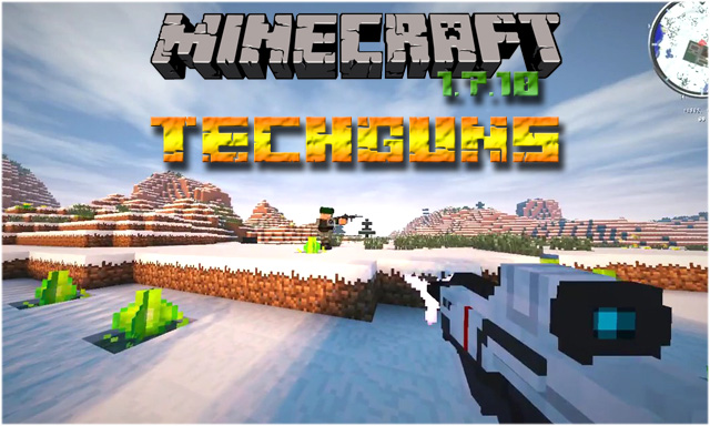 TechGuns weapon mod for Minecraft 1.7.10