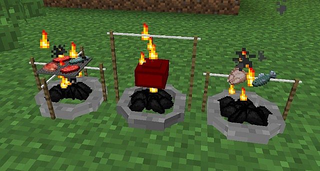 The Camping mod for Minecraft 1.7.10