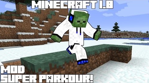 Parkour mod for Minecraft 1.8 / Free download on computer