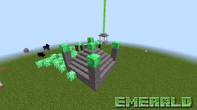 Mod emerald lucky block on Minecraft 1.8.9