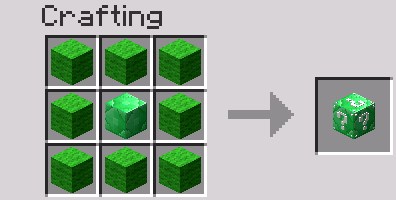 Mod emerald lucky block on Minecraft 1.8.9