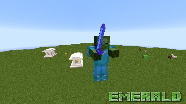 Mod emerald lucky block on Minecraft 1.8.9